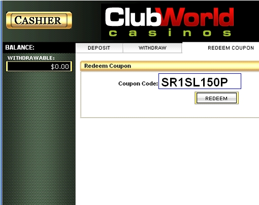 Enter the coupon code as shown in the Club USA picture.